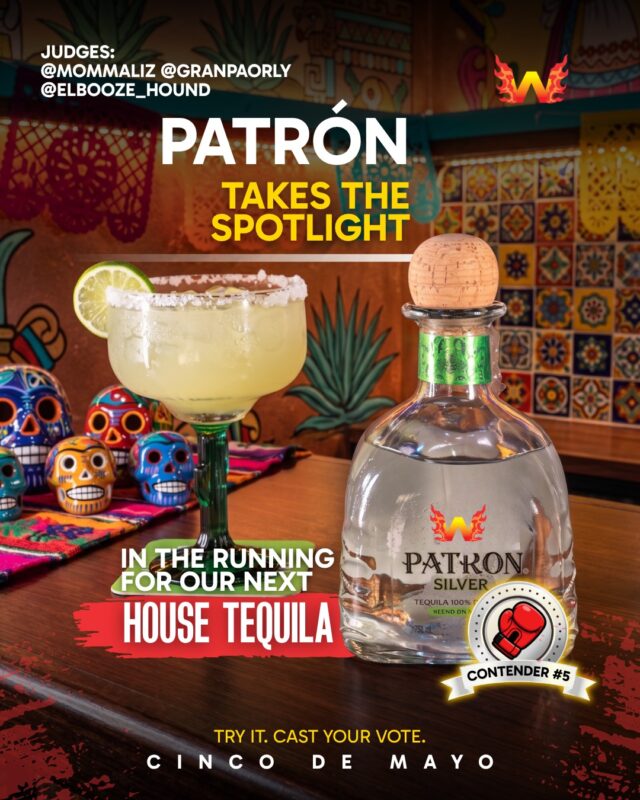 The most iconic name in the game just stepped into the ring. 🥊👑

Patrón Silver takes the spotlight — Contender #5 in the Wings Stadium House Tequila Showdown.

100% Agave. The bottle you already know. But here's the thing —
On Cinco de Mayo, the labels mean nothing.

Our judges taste blind. No names. No reputation. Just what's in the glass.

👨‍⚖️ Judging blind:
@mommmaliz  @granpaorly · @elbooze_hound

🗓️ Tuesday, May 5 — Cinco de Mayo
⏰ Starts at 8PM
📍 5000 Pecan Blvd, McAllen, TX
🎙️ Hosted by @lil_b00zy
🎶 Live DJ
🎁 Giveaways + Samples
🍺 Tuesday Beer Special

Five contenders. One crown. One House Tequila.
The showdown is almost here. Who do you think wins? 👇
Try it. Cast your vote.

@patron @patrontequila

#CincoDeMayo #TheWingsStadium #Patron #PatronTequila #HouseTequilaShowdown #BlindTastingContest #McAllenEats #RGVEvents #TequilaLovers #CincoDeMayoMcAllen