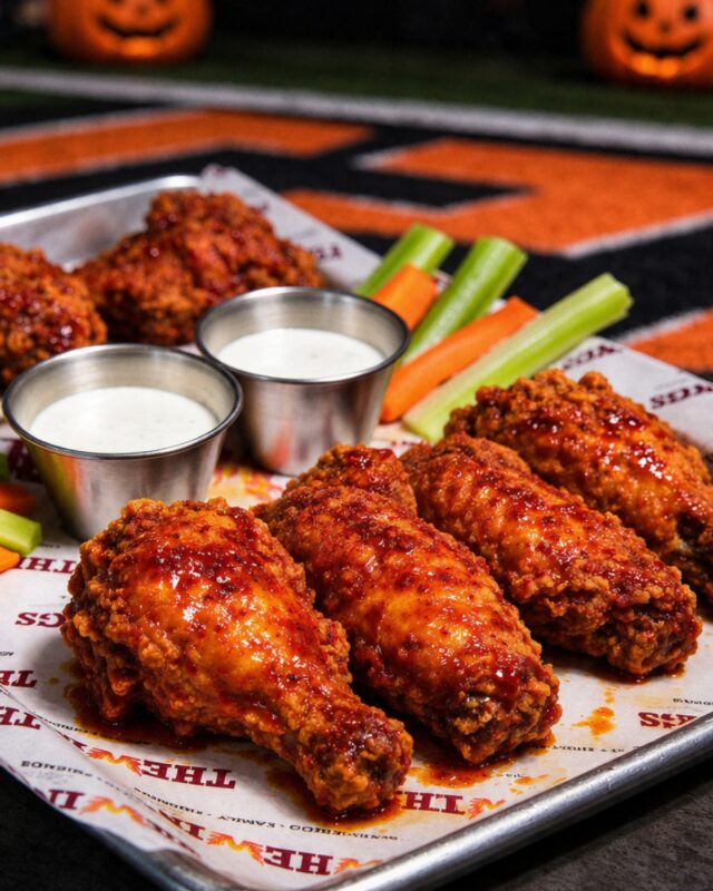 This one bites back. 

Nashville Hot wings, straight off the fryer.

Kickoff snacks just leveled up.

The Wings Stadium · 5000 Pecan Blvd, McAllen, TX

#thewingsstadium #nashvillehot #mcallentx