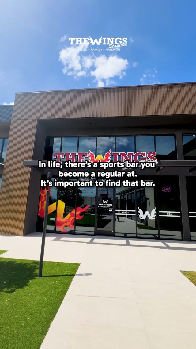 Some places just feel right. 🏈🍗🍺

Good games, cold beers, and wings done right.

This might just be your spot.

📍 5000 Pecan Blvd, McAllen, TX

#TheWingsStadium #SportsBarVibes #GameDay