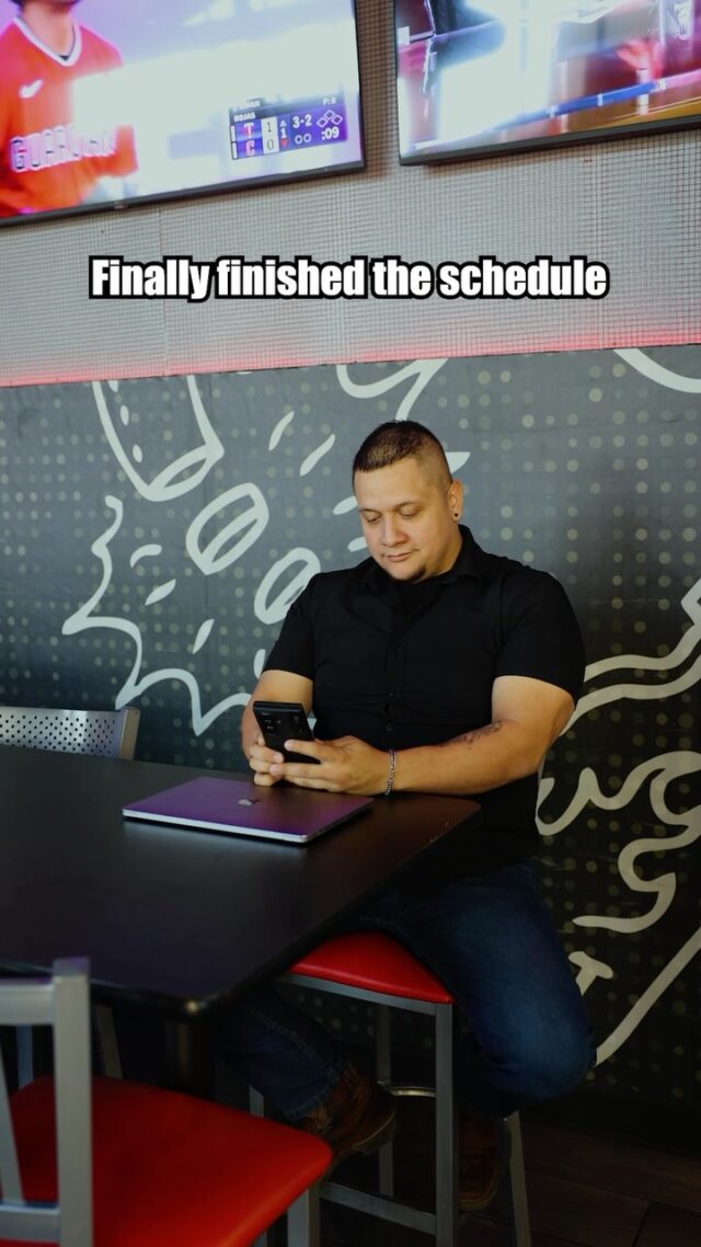 The schedule lasted 0.2 seconds before the group chat started