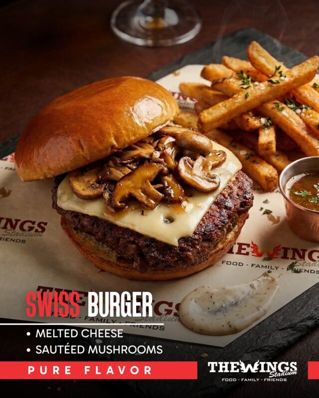 This is not a light meal… and that’s the point 🍔🔥
Swiss Burger hitting every craving.

📍 5000 Pecan Blvd, McAllen, TX
👉 Come hungry.

#BurgerLovers #TheWingsStadium #RGVEats