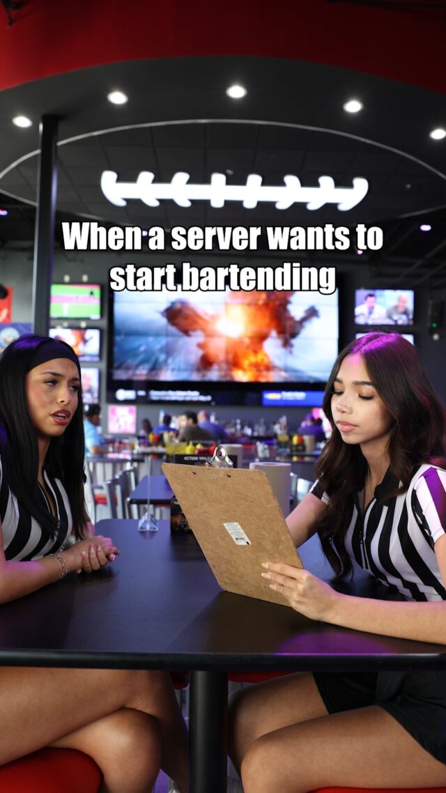 “When the server wants to start bartending…” 😭🍸

“Any bad decisions?”
“No.”
“Emotional damage?”
“No.”
“Questionable life choices?”
“No.”

Yeah… you’re not qualified 💀

📍 5000 Pecan Blvd, McAllen, TX
👉 Bartender application denied.

#TheWingsStadium #BartenderHumor #RGVNightlife